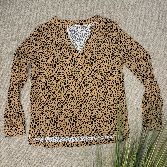 The Gap leopard print blouse - Picture 1 of 7
